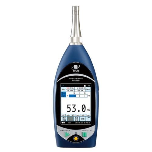 Thiết bị đo mức âm thanh lớp 1 (lặp lại) RION NL-53 Thiết bị đo mức âm thanh lớp 1 (lặp lại) RION NL-53