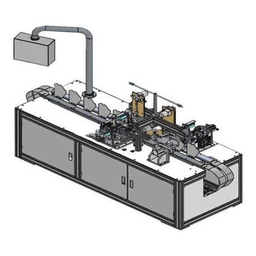 Máy hàn dây đeo tai KN95 tốc độ cao YUANHAN YH-KN95HED Máy hàn dây đeo tai KN95 tốc độ cao YUANHAN YH-KN95HED