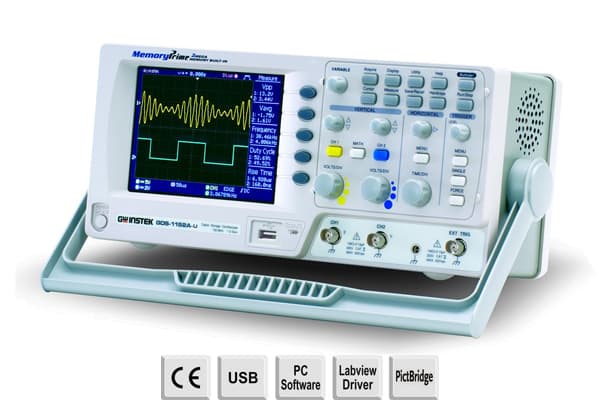 Máy hiện sóng lưu trữ kỹ thuật số GDS-1000A-U Gw Instek Máy hiện sóng lưu trữ kỹ thuật số GDS-1000A-U Gw Instek