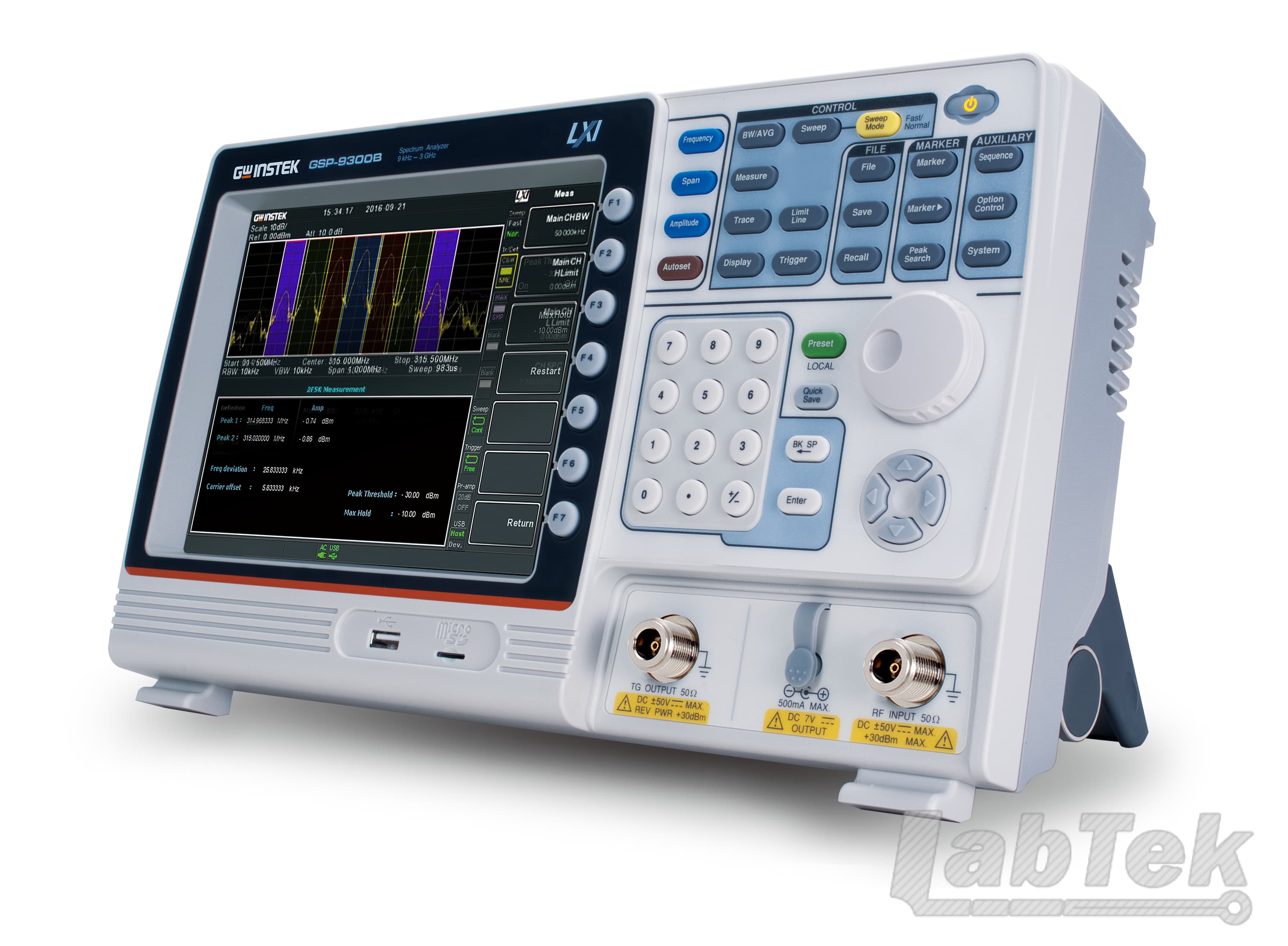 Máy phân tích phổ GSP-9300B Gw Instek Máy phân tích phổ GSP-9300B Gw Instek