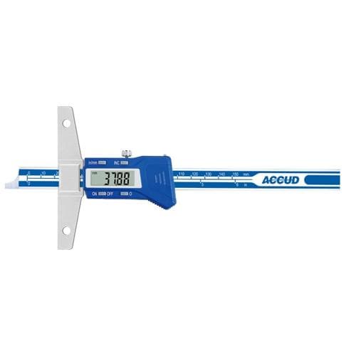 Thước đo độ sâu kỹ thuật số CÓ LỖ ACCUD 191-008-11 Thước đo độ sâu kỹ thuật số CÓ LỖ ACCUD 191-008-11