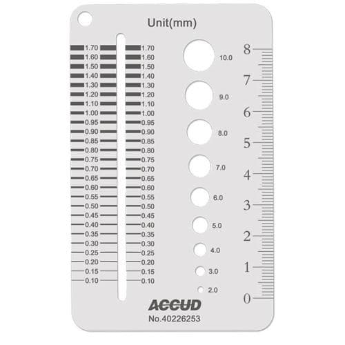 Dụng cụ đo khe hở/đường kính ACCUD 940-010-01 Dụng cụ đo khe hở/đường kính ACCUD 940-010-01