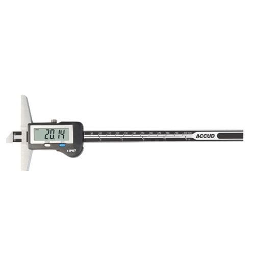 Thước kẹp độ sâu kỹ thuật số chống nước IP67 ACCUD 197-012-11 Thước kẹp độ sâu kỹ thuật số chống nước IP67 ACCUD 197-012-11