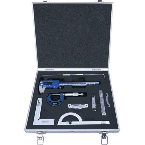 Bộ dụng cụ đo lường 8 món ACCUD 280-000-08 Bộ dụng cụ đo lường 8 món ACCUD 280-000-08